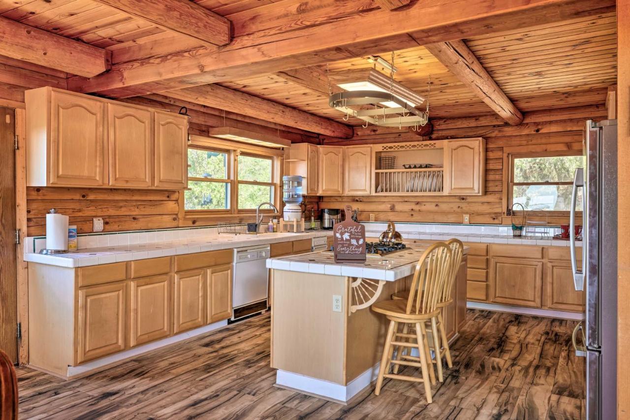 Stunning Log Cabin With Great Views, Firepit, Deck Near Twain Hart Сонора Екстер'єр фото